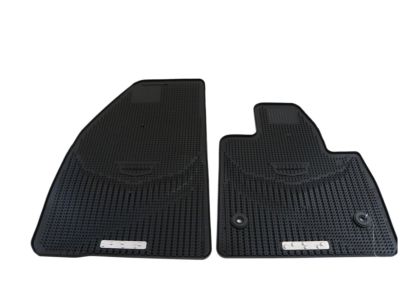 GM First- and Second-Row Premium All-Weather Floor Mats in Jet Black with Cadillac Logo and XT5 Script 85131486