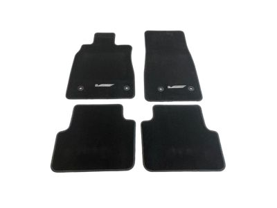 GM First- and Second-Row Carpeted Floor Mats in Jet Black 85151383