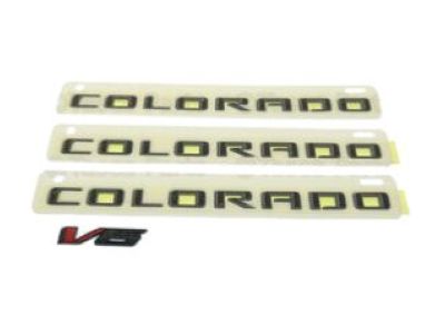 GM Colorado Emblems in Black (for Models with V6 engine) 85594766