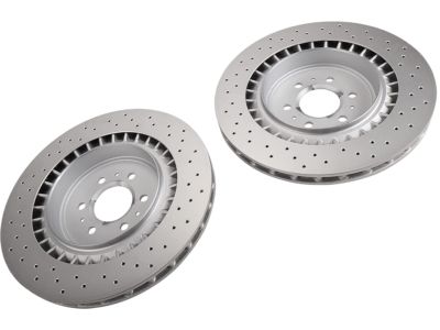 GM Rear Cross Drilled Disc Brake Rotors 88964608