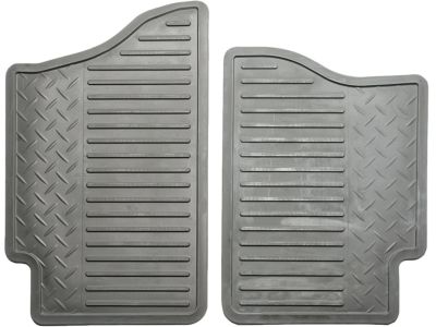 GM Floor Mats - Vinyl Replacement,Rear,Note:Dark Pewter 88987087