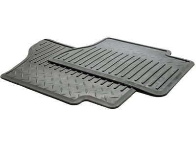 GM Floor Mats - Vinyl Replacement,Rear,Note:Dark Pewter 88987087