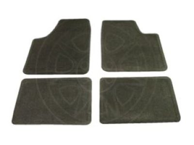 GM Floor Mats - Carpet Replacement,Front and Rear,Color:Black 88987341