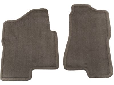 GM Floor Mats - Carpet Replacements,Front,Note:Medium Dark Pewter 89040128