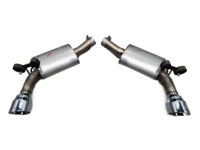 GM 3.6L Axle-Back Dual Exit Exhaust Upgrade System with Round Tips 92206990