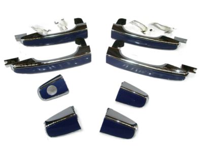 GM Door Handles - Front and Rear Sets,Note:Chrome/Blue (25U) 92215793