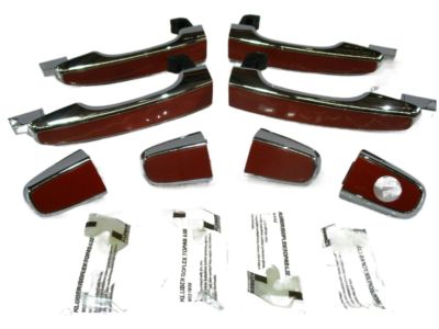 GM Door Handles - Front and Rear Sets,Note:Chrome/Orange (77U) 92215795