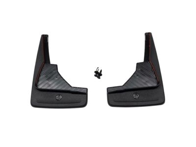 GM Front Molded Splash Guards in Black 92277968