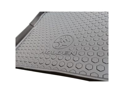 GM Cargo Area Mat in Black with Holden Lion and Stone Logo and Script 92293606