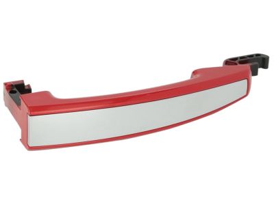 GM Front and Rear Door Handles in Red Hot with Chrome Strip 95107224