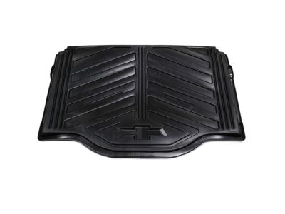 GM Premium All-Weather Cargo Area Tray in Jet Black with Bowtie Logo 95352480