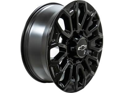 GM 22x8.5-Inch Aluminum Multi-Spoke Wheel in High Gloss Black 84829258