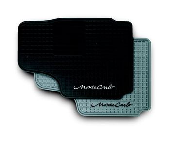 GM Floor Mats - Premium All Weather,Front,Note:Monte Carlo Script Logo,Gray 12496005