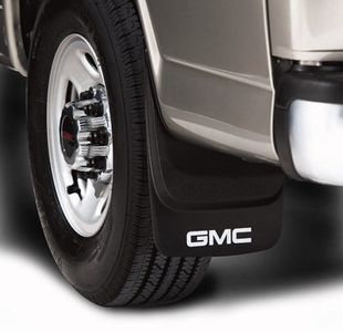 GM Splash Guards - Molded,Rear,Note:GMC Logo,Black 12497446