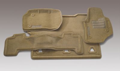 GM Floor Mats - Molded Carpet,Rear,Material:Cashmere 17801324