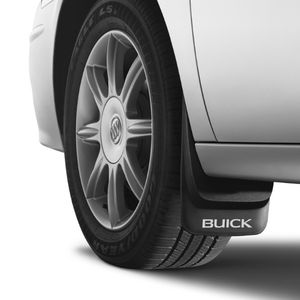 GM Splash Guards - Flat,Front or Rear Set,Note:Buick Logo,8.95" Wide,Black 17800107