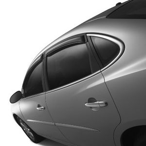 GM Side Window Weather Deflector - Front and Rear Sets,Color:Smoke 12499811