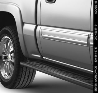 GM Assist Steps, Note:Black, Molded, Crew Cab 12498019