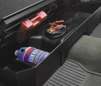 GM Underseat Storage Box,Note:Black with GM Logo. Includes Key. 12498846