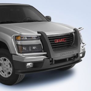 GM Brush Grille Guard,Note:Canyon Logo,Chrome 12499254