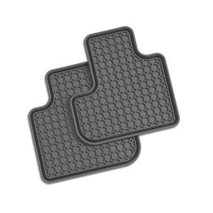 GM Floor Mats - Premium All Weather,Rear,Note:Twin,Ebony 12499330