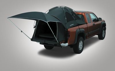 GM 12498940 Sport Tent,Note:With Awning,Silver Colorado Logo,Gray,5'1" Short Box;