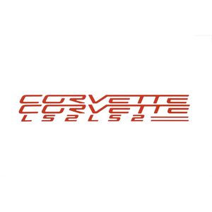GM 19155951 Engine Cover Decal Package,Note:LS2,Silver;