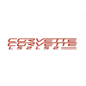 GM Engine Cover Decal Package,Note:LS2,Red 19155950