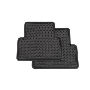 GM Floor Mats - Premium All Weather,Rear,Color:Gray 12498107