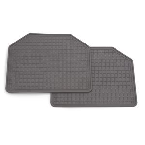 GM Floor Mats - Premium All Weather,Rear,Color:Graphite 12495232