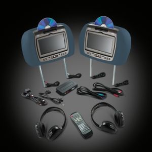 GM RSE - Head Restraint DVD System - Dual System,Note:Tuxedo Blue (292,293) 19154450