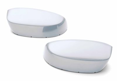 GM Outside Rearview Mirror Cover,Note:White (50U),Set of 2 17800740
