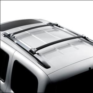 GM Roof Rack Cross Rail Package,Note:Bright Chrome End Caps 12499283