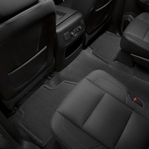 GM Floor Mats - Molded Carpet,Front,Note:GMC Logo,Titanium 17800404