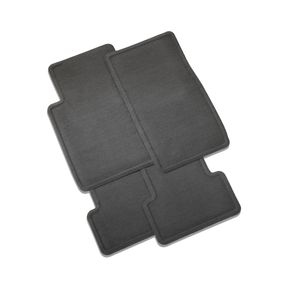 GM Floor Mats - Carpet Replacement,Front and Rear,Color:Ebony 25748403