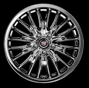 GM 18x7.5-Inch Aluminum 10-Split-Spoke Wheel in Chrome 19302860