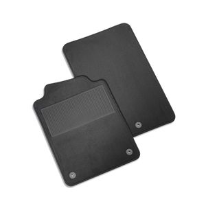 GM Front Carpeted Floor Mats in Ebony 25864433