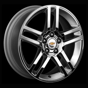 GM 17x6.5-Inch 5-Split-Spoke Wheel in Chrome 19301374