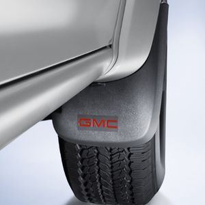 GM Front Molded Splash Guards in Gray with GMC Logo 12498817