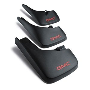 GM Molded Splash Guards in Gray with GMC Logo 12499684
