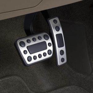 GM 12499875 Pedal Cover Package in Stainless Steel and Black for Automatic Transmission