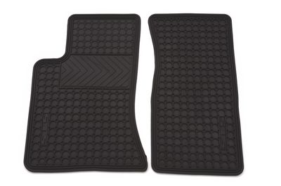GM Front All-Weather Floor Mats in Ebony with STS Logo 12498730