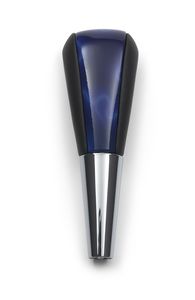 GM Ebony Leather Shift Knob,Note:with Blue Lightning Pattern Center Plate 17801904