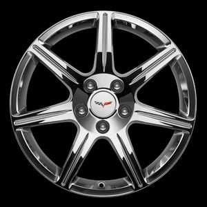 GM 19x10-Inch Forged Aluminum 7-Split-Spoke Rear Wheel in Chrome 19302946