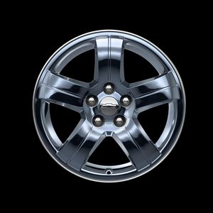 GM 17x7-Inch Aluminum 5-Split-Spoke Wheel in Blue Chrome 19302863