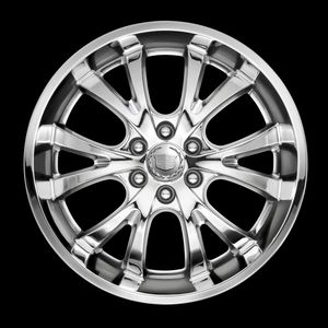 GM 22x9-Inch Aluminum 6-Split-Spoke Wheel in Chrome 19300990