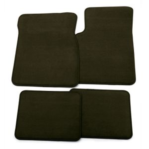 GM Front and Rear Carpeted Floor Mats in Cocoa 25949817
