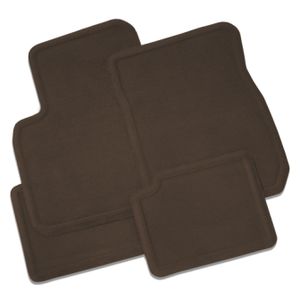 GM Front and Rear Carpeted Floor Mats in Cocoa 25924339