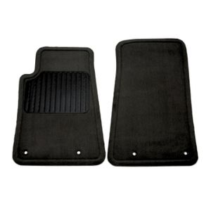 GM Front Carpeted Floor Mats in Black 22926414