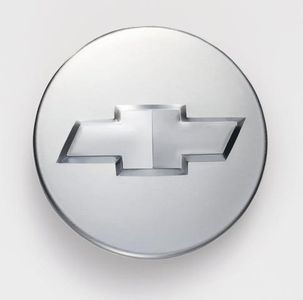 GM Center Cap in Brushed Aluminum with Bowtie Logo 19258339